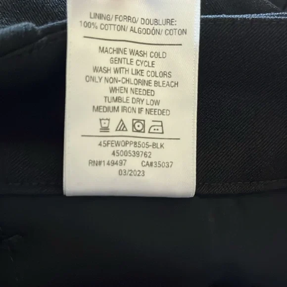 NEW Favorite Daughter The Favorite Pants Black High Waist Wide Leg Size 14 - Picture 11 of 11